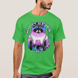 Camiseta Eu nunca vou ficar com a trans