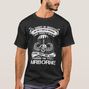 Camiseta Eu O Tenho Para Sempre, O Título "Airborne Army Ra