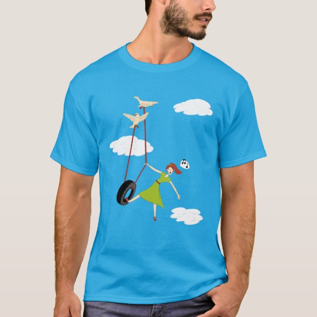 Camiseta Eu obtenho alto com pouca ajuda de meus amigos (Frente)