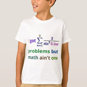 Camiseta Eu obtive 99 problemas mas a matemática não é u