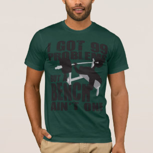 Camiseta Eu obtive 99 problemas mas um banco não é um -