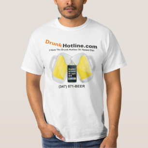 Camiseta Eu obtive a linha de apoio ao cliente bêbeda no