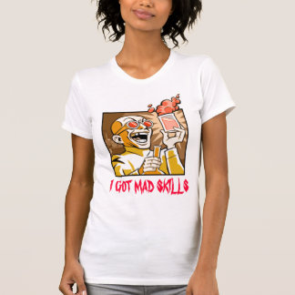 CAMISETA EU OBTIVE HABILIDADES LOUCAS