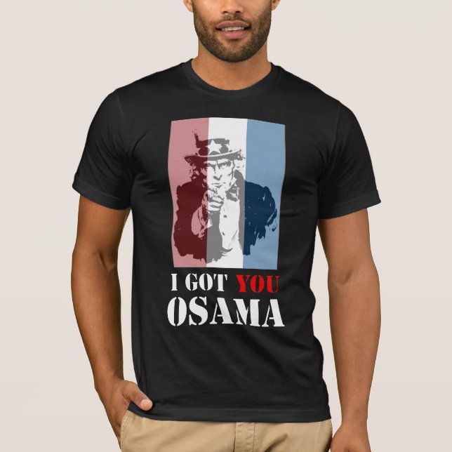 Camiseta Eu obtive-lhe Osama (Frente)