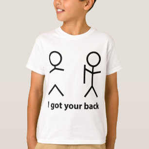 Camiseta Eu obtive sua parte traseira!