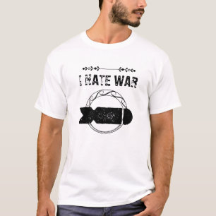 CAMISETA EU ODEIO A GUERRA