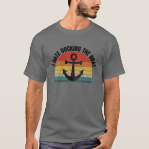 Camiseta Eu Odeio Andar O Barco, Barco Engraçado,