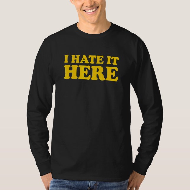 Camiseta Eu Odeio Aqui 10 (Frente)