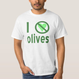 Camiseta Eu Odeio Azeitonas (Verde)