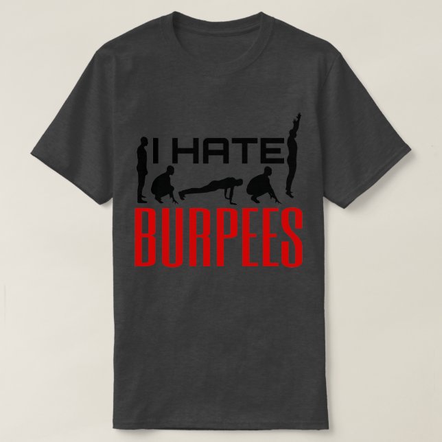 Camiseta Eu Odeio Burpees (Frente do Design)