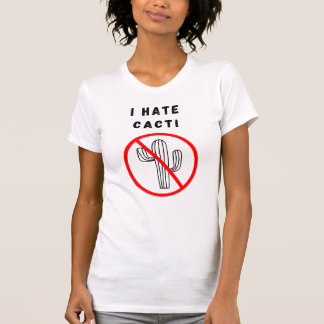 Camiseta Eu odeio cactos