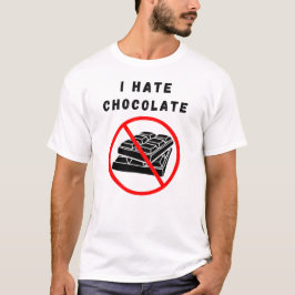 Camiseta Eu odeio Chocolate