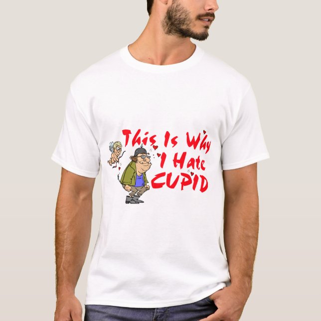 Camiseta Eu Odeio Cupido (Frente)