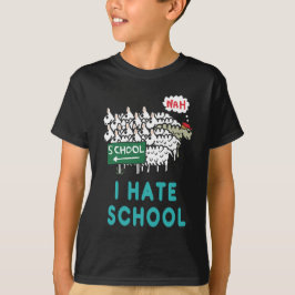 Camiseta Eu Odeio Escola