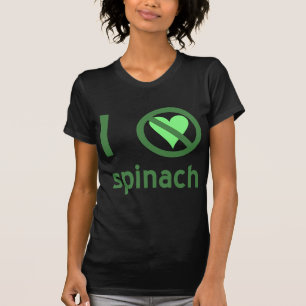 Camiseta Eu Odeio Espinafre Sem Amor