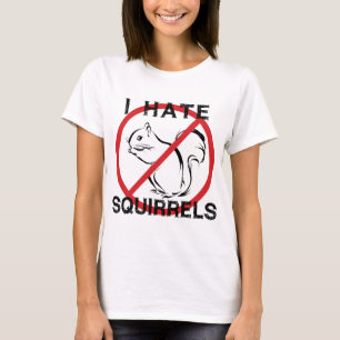 Camiseta Eu Odeio Esquilos