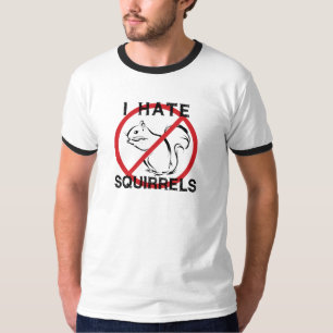 Camiseta Eu Odeio Esquilos