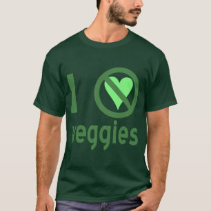 Camiseta Eu Odeio Legumes Sem Amor