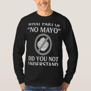Camiseta Eu Odeio Maionese Homens Mulheres Humor Comida Se