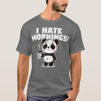 Camiseta Eu Odeio Manhãs