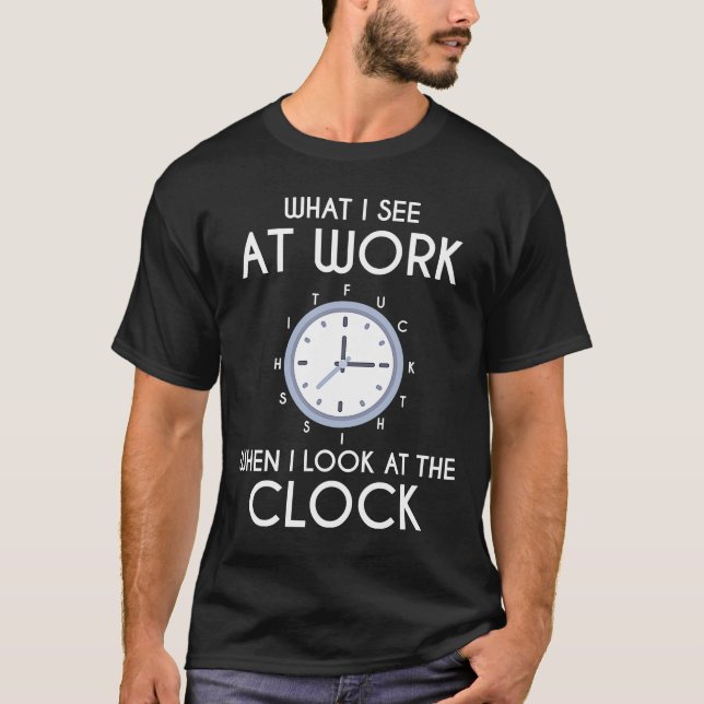 Camiseta Eu Odeio Meu Trabalho De Ódio Sarcástico (Frente)