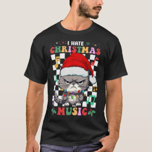 Camiseta Eu Odeio Música de Natal Inimigo do Natal 