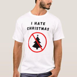 Camiseta Eu odeio Natal