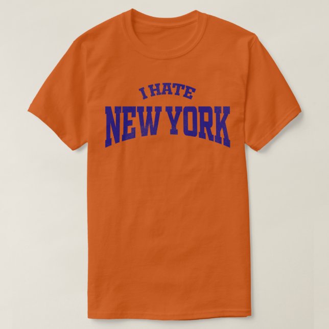 Camiseta Eu Odeio Nova York (Frente do Design)
