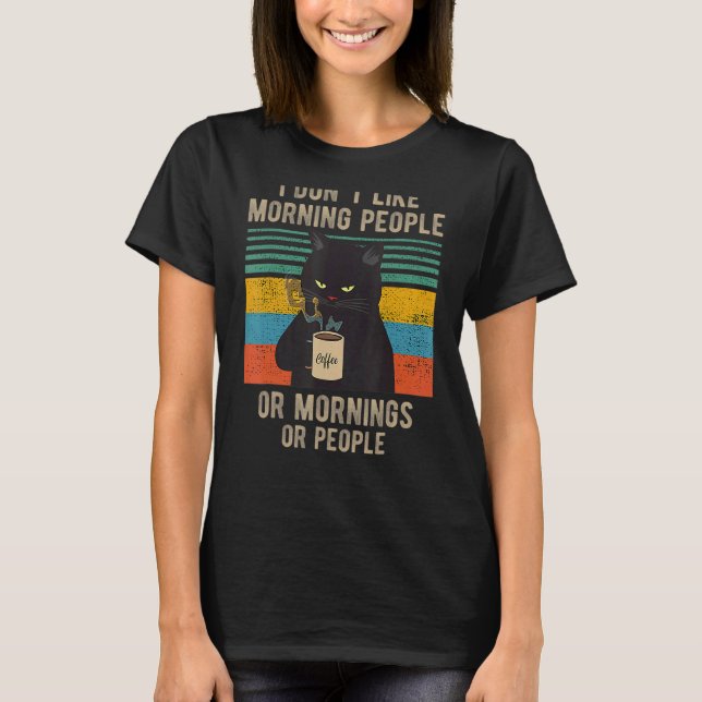 Camiseta Eu Odeio Pessoas E Manhãs De Manhã E Pessoas (Frente)