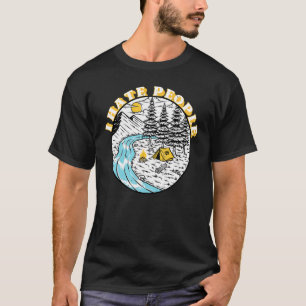 Camiseta Eu Odeio Pessoas Engraçadas Introduzir Lá Fora Aca