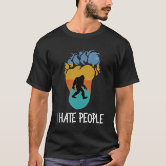 Camiseta Eu Odeio Pessoas Engraçadas, Pé Grande 2020, T-Shi