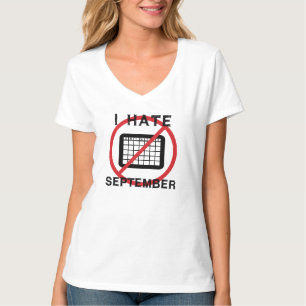 Camiseta Eu Odeio Setembro