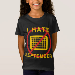 Camiseta Eu Odeio Setembro