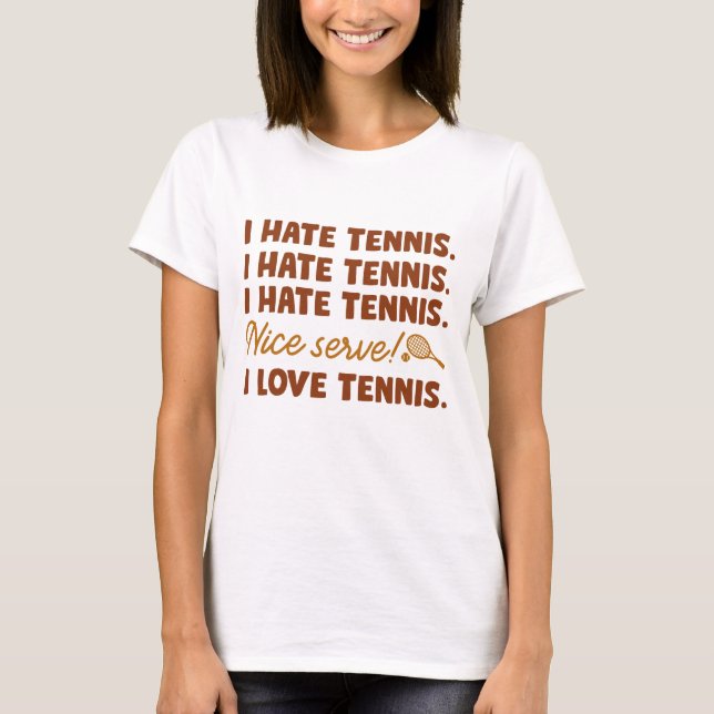 Camiseta Eu Odeio Tênis (Frente)