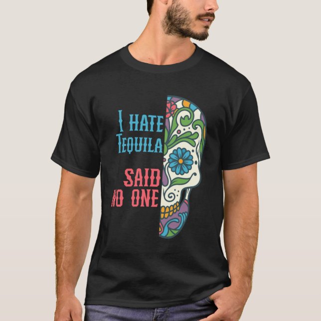 Camiseta Eu Odeio Tequila Dizia Que Ninguém Pecava Açúcar C (Frente)