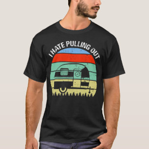 Camiseta Eu Odeio Tirar o Reboque de Viagem Retro
