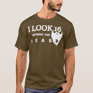 Camiseta Eu olho 16 sem essa barba