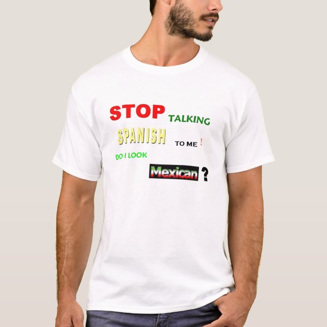 Camiseta Eu olho mexicano? T-shirt (Frente)