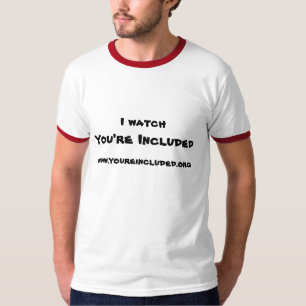 Camiseta Eu olho-o sou incluído