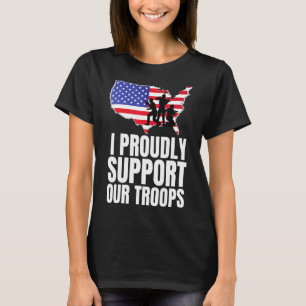 Camiseta Eu Orgulho-me de apoiar a Design Veterana das Noss