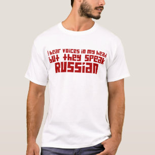 Camiseta Eu ouço vozes em minha cabeça