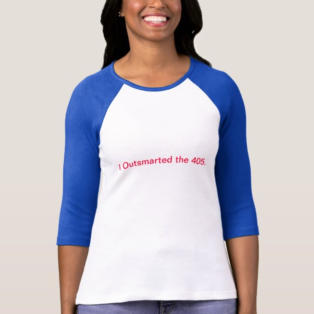Camiseta Eu outsmarted os 405. (Frente)