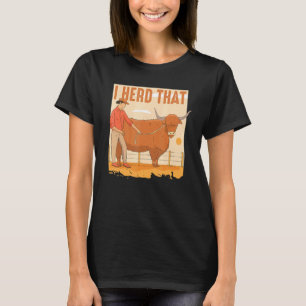 Camiseta Eu Ouvi Aquela Fazenda Engraçada de Gado de Design