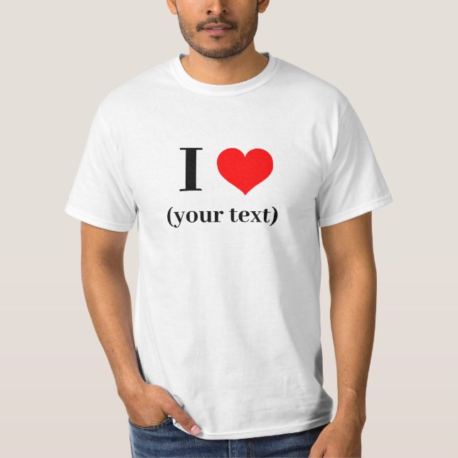 Camiseta EU OUVI! Camisa-T - Branco - Personalizar (Frente)