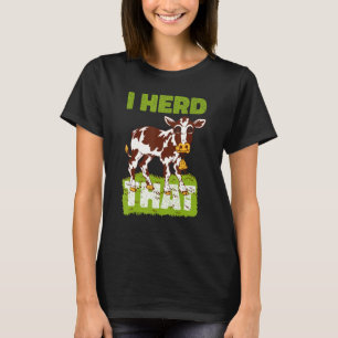 Camiseta Eu ouvi essa Fazenda de gado para fazendeiros 3