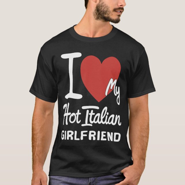 CAMISETA EU OUVI MINHA NAMORADA ITALIANA QUENTE LOUCA (Frente)