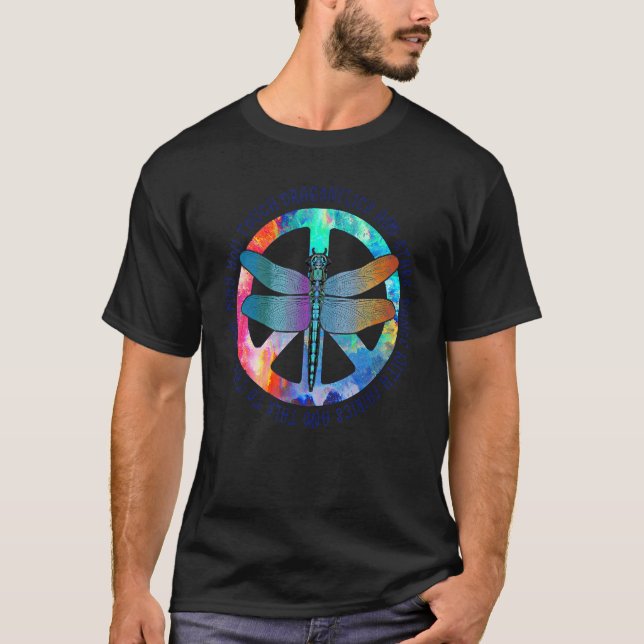 Camiseta Eu ouvi minhas libélulas e elas sussurravam ha (Frente)