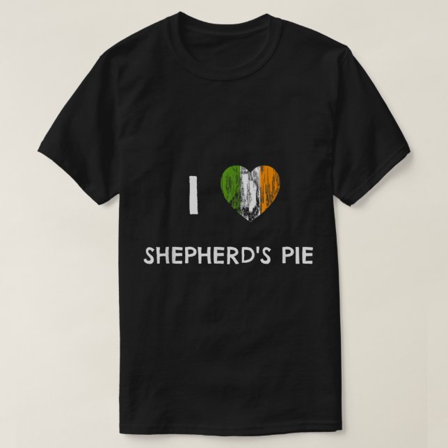 CAMISETA EU OUVI O DIA DE SÃO PATRÍCIO DE PEDRA DE SHEPHERD (Frente do Design)