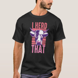 Camiseta Eu Ouvi Que Rebanho De Gado Fazenda De Vacas Faze