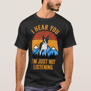 Camiseta Eu Ouvi Você Que Não Estou Ouvindo Boston Teimos